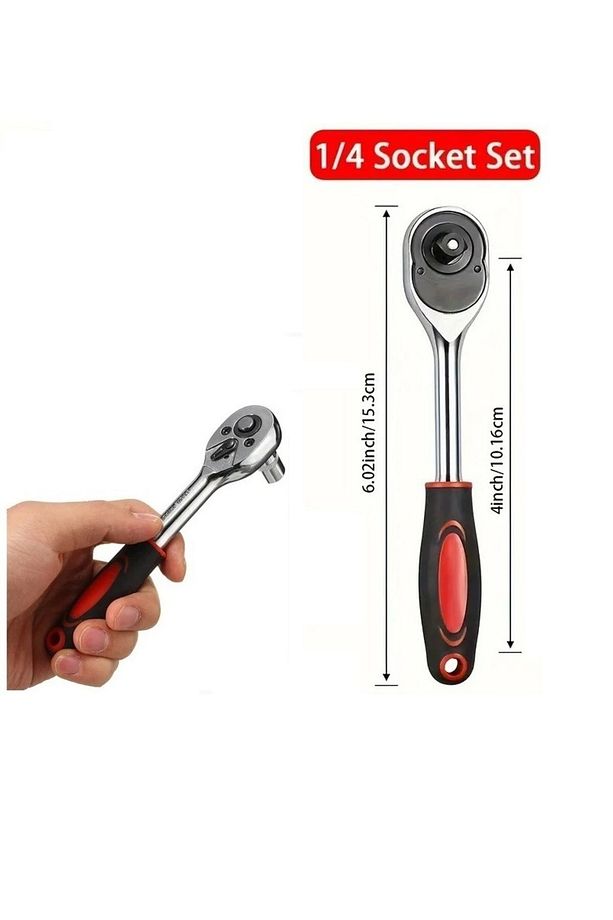 Lokma Kolu 1/4 Lokma Ahtarı Sökme Takma En Küçük Boy Cırcır Kolu - 4
