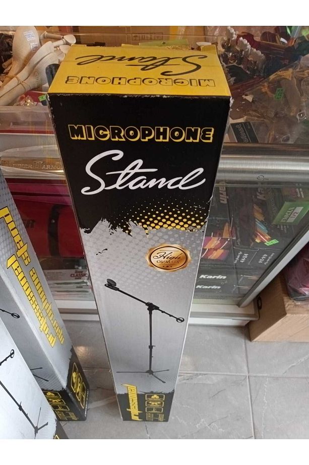 MİKROFON STANDI (AYAKLIĞI) + D-SOUND DİNAMİC MİKROFON + MİC KABLOSU SETİ - 9