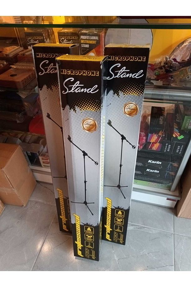 MİKROFON STANDI (AYAKLIĞI) + D-SOUND DİNAMİC MİKROFON + MİC KABLOSU SETİ - 3