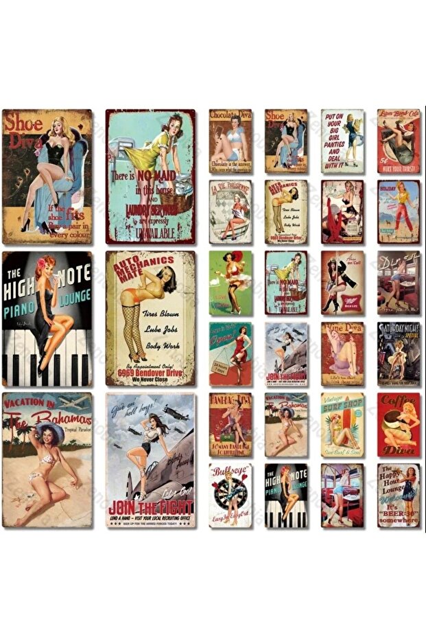 Metal Askılık Tekli 12x13cm Handbag Diva So Many Handbags So Little Time Kadın Çanta Vintage - 7