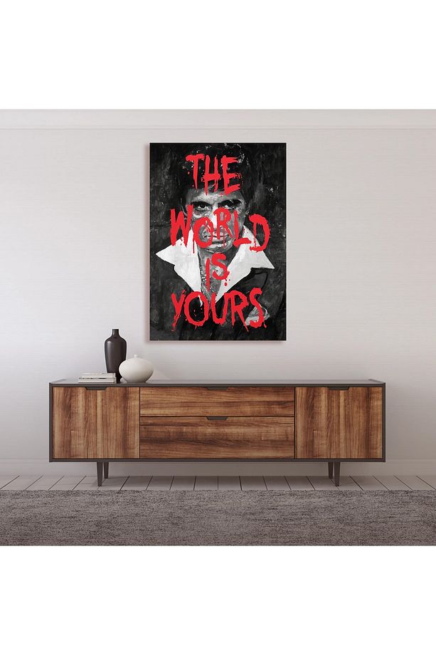 Tony Montana The World Is Yours Kanvas Tablo - 4