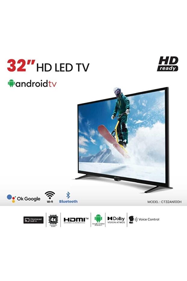 CT32AN100H 32 HD READY ANDROİD LED TELEVİZYON - 1