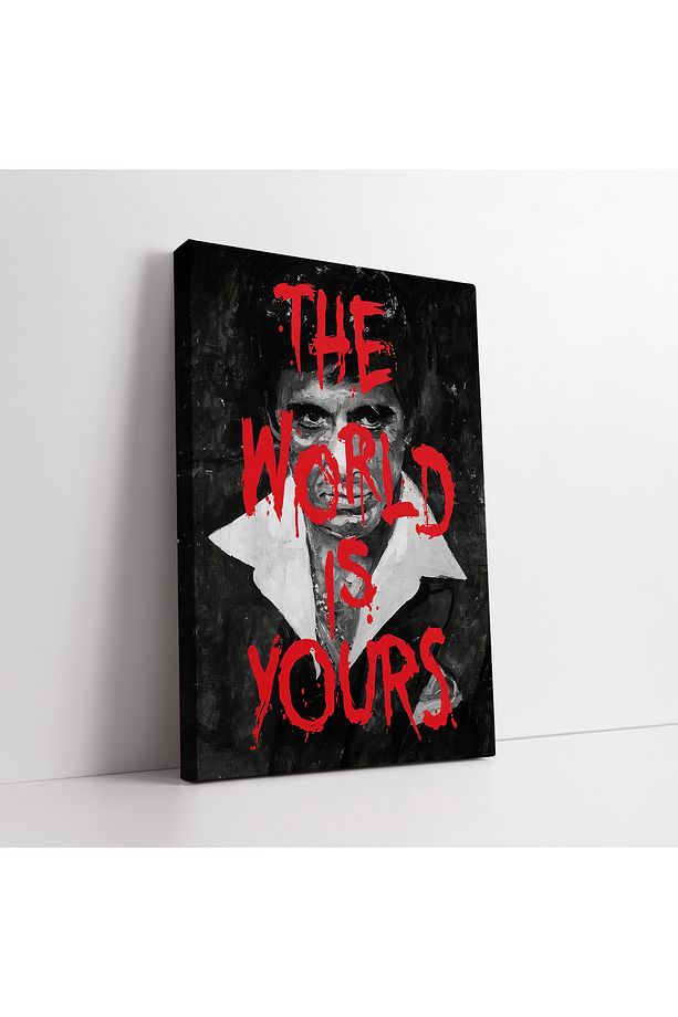 Tony Montana The World Is Yours Kanvas Tablo - 1