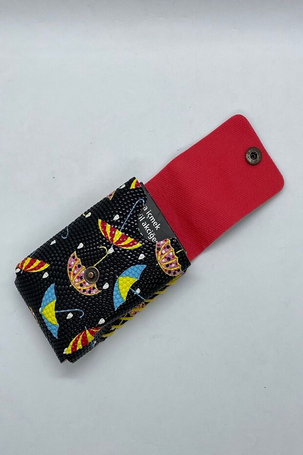 حامل سجائر بمظلة منقوشة - 3