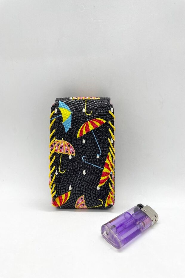 حامل سجائر بمظلة منقوشة - 2