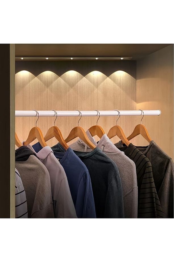 120 Cm, Sensörlü, USB Şarjlı, Alüminyum Kasa, Modern Tasarım Çok Amaçlı Kullanıma Uygun LED Aplik - 6