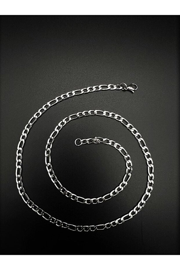 Non-tarnishing 100% Surgical Steel Men's Necklace 55 cm