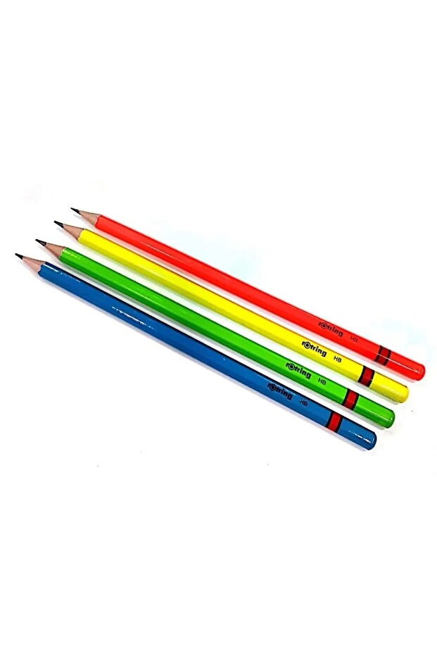 Rotring 4-piece Neon Highlighter Pencil Set
