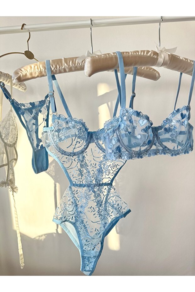 Peony Mavi Bodysuit - 7