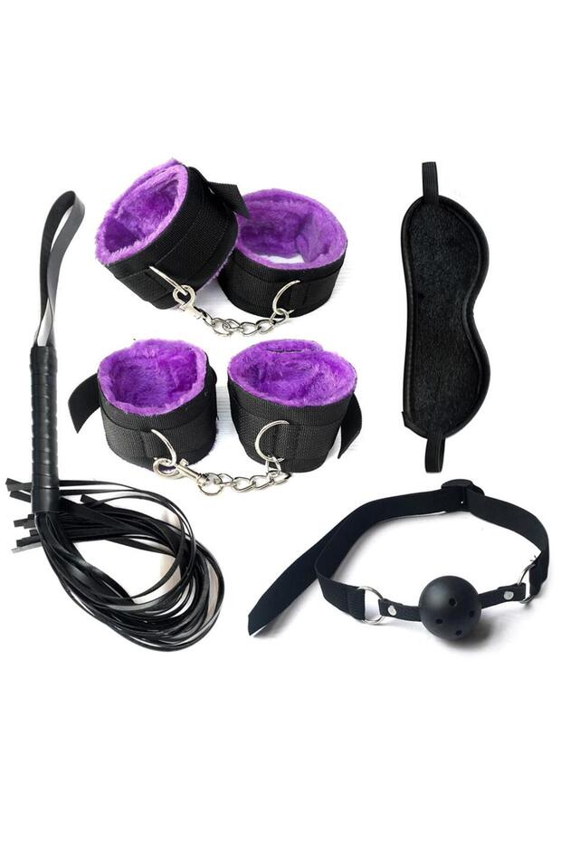 Fantezi Fetiş Başlangıç Seti Mor - 1