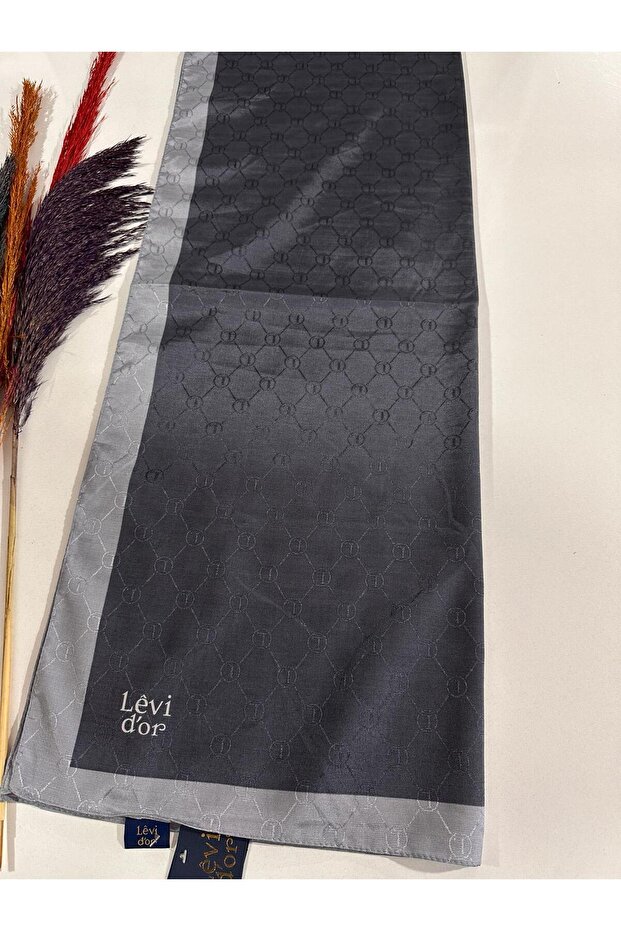 Premium Monogram Şal Jz0223 - 1