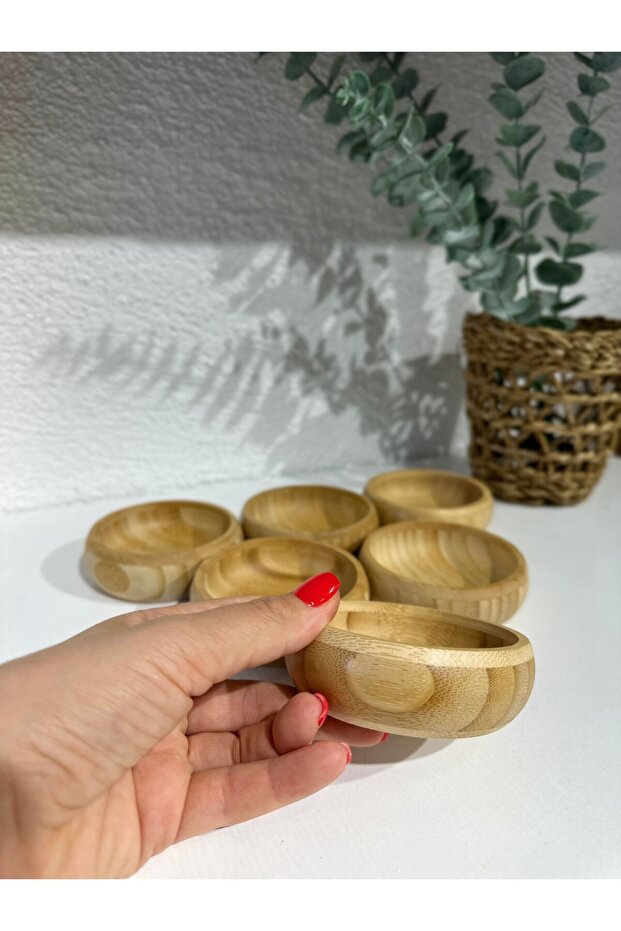 6 Adet Bambu Çerezlik - 5
