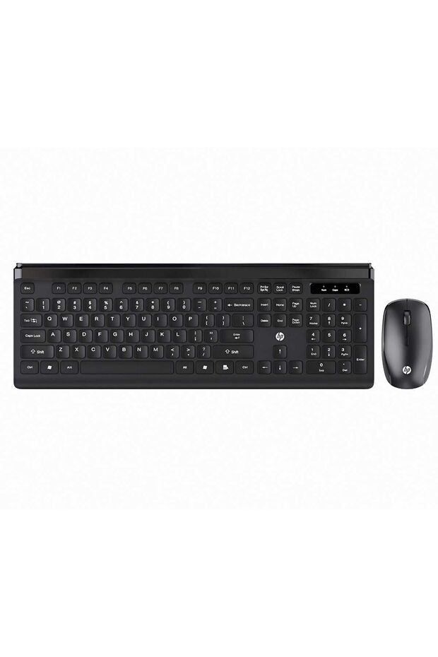 Cs500 Kablosuz 2.4ghz Türkçe Q Klavye & Mouse Set Siyah İngilizce Q - 1