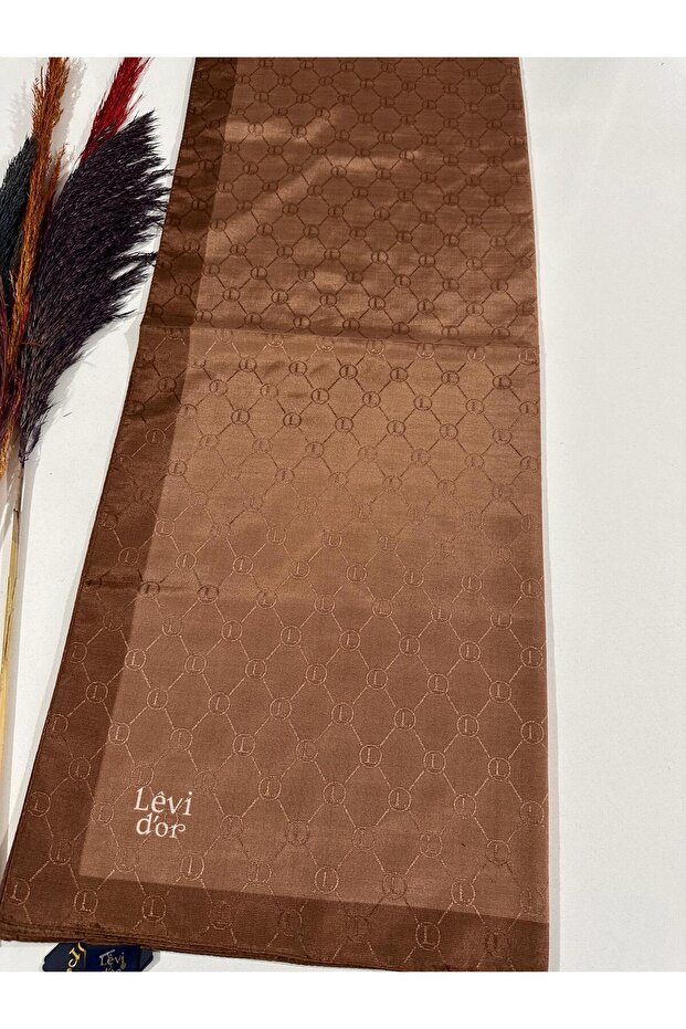 Premium Monogram Şal Jz0226 - 1