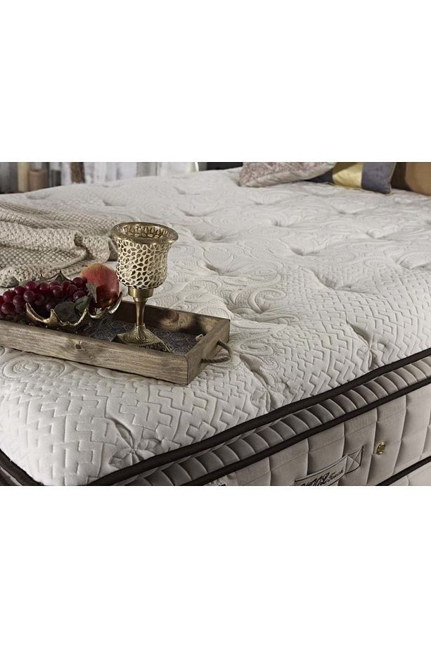Wool Touch Çift Sıra Torba Yay Sistemli Doğal Yün Yatak - 4