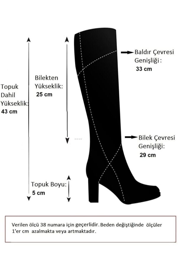Damenstiefel aus schwarzem Wildleder mit dünnem Absatz - 7