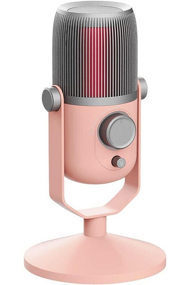 Mdrill Rosa Led Göstergeli Ses Profesyonel Mikrofon - 6