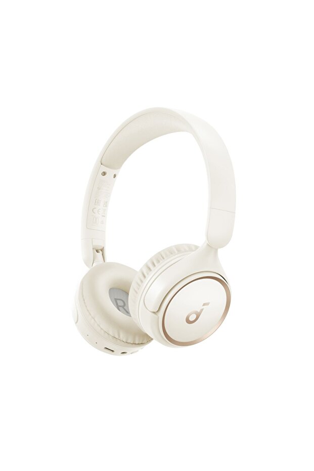 Soundcore H30i Mikrofonlu Kablosuz Kulaküstü Kulaklık - 70 Saat Oynatma Süresi - Beyaz - A3012 - 1