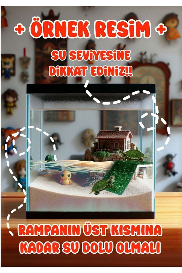 M Boy / Kaplumbağa Rampası & Kaplumbağa Yemi Seti Zemin Tipi'dir. - 3