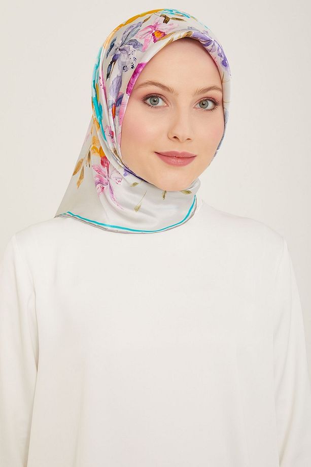ARMİNE İPEK EŞARP 9127D (TWİLL) - 1