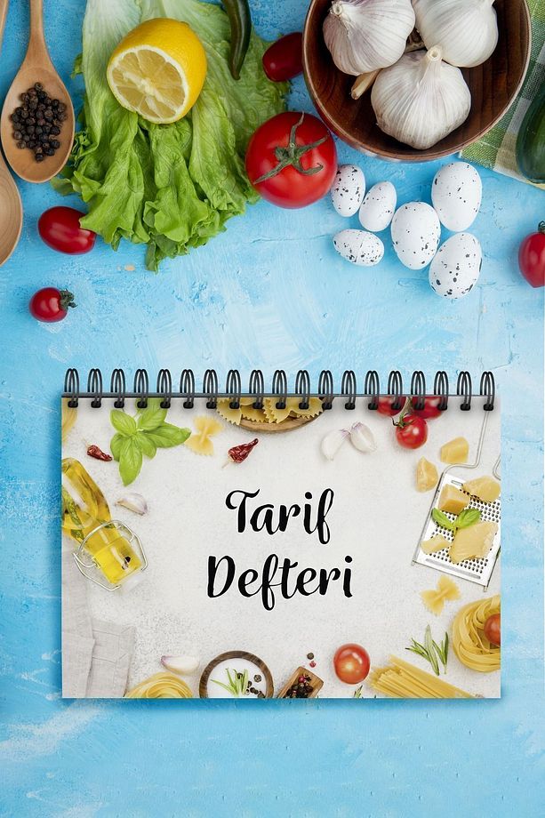 Yemek Tarif Defteri Karton Kapak - 1
