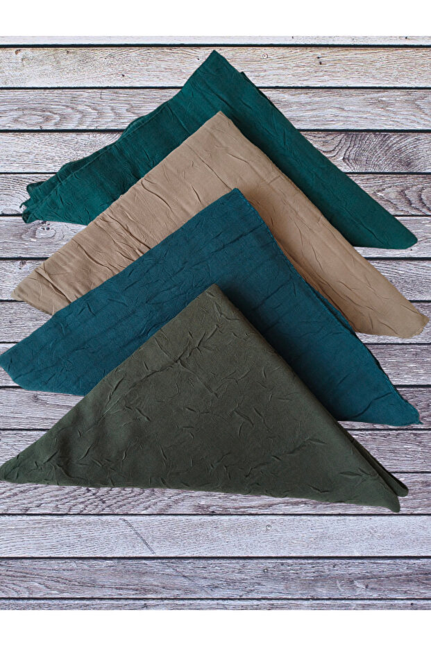 Bambu kraş eşarp 4lü set - 1