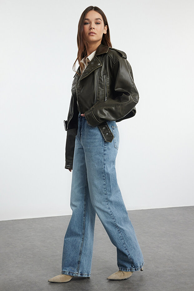 Mavi Yüksek Bel Wide Leg Jeans TWOAW25JE00091 - 2