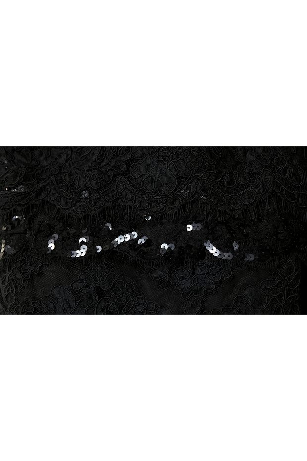 Kadın Siyah Elbise - 7