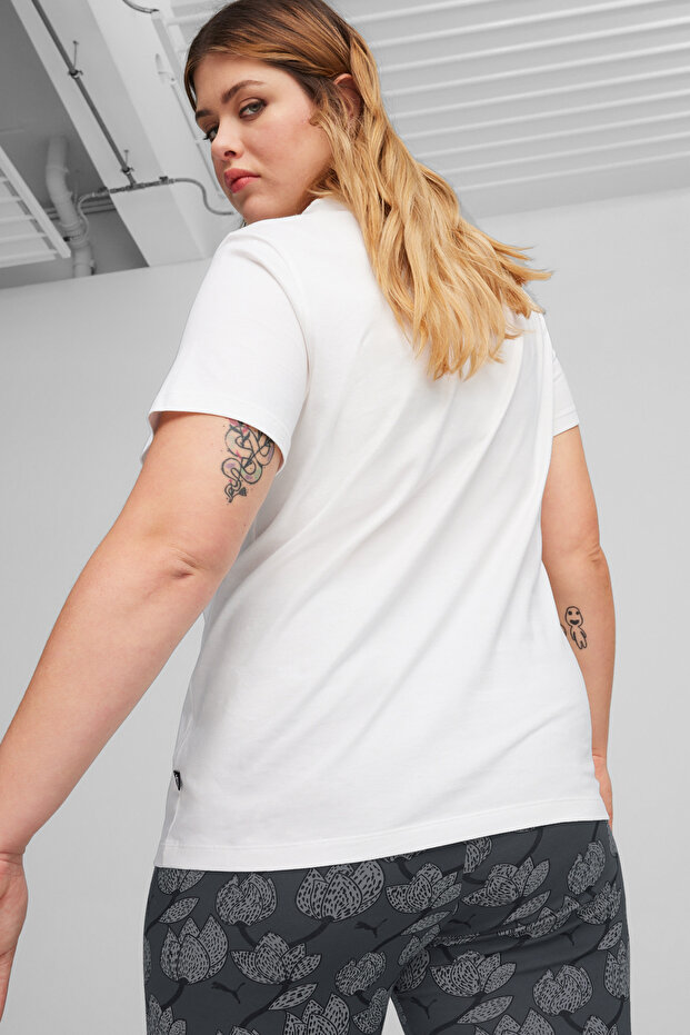 Women's White Printed T-Shirt - 6