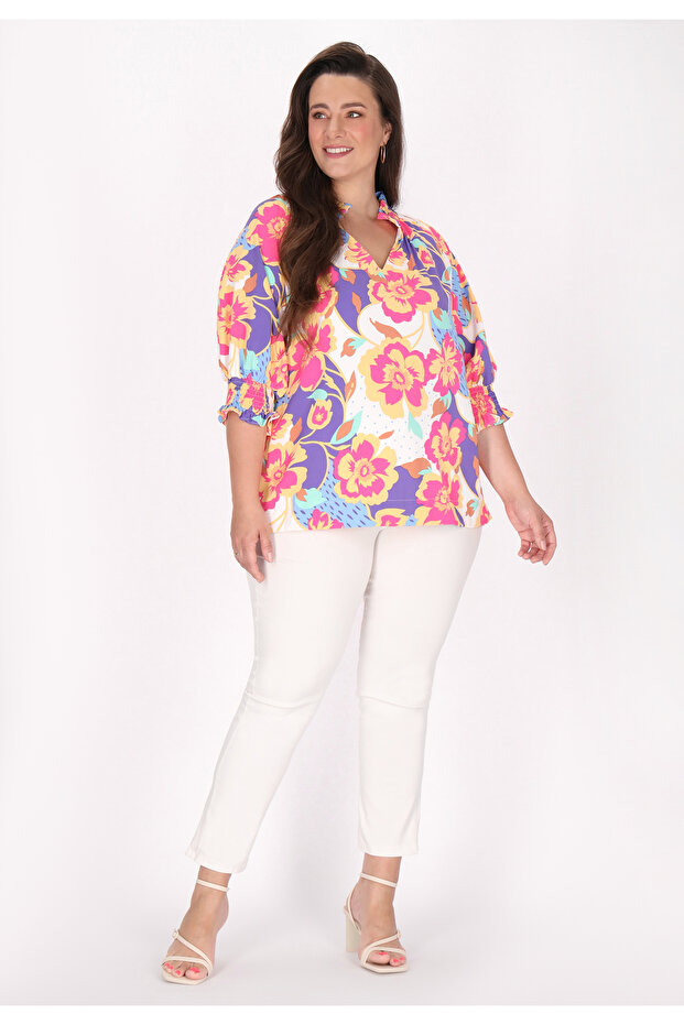 Plus Size Blouse - 1