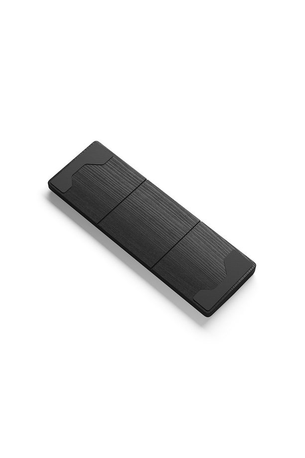 Ergonomik Ahşap Klavye Siyah Bilek Desteği 19mm - 4
