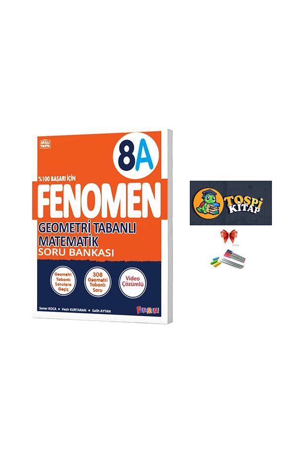 FENOMEN YAYINCILIK 8.SINIF A SERİSİ GEOMETRİ TABANLI MATEMATİK SORU BANKASI - 1