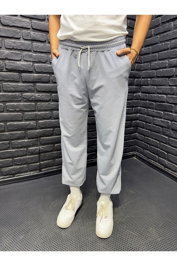 Erkek %100 Pamuk  Jogger Eşofman Altı Spor Eşofman Rahat Hava Alan - 1