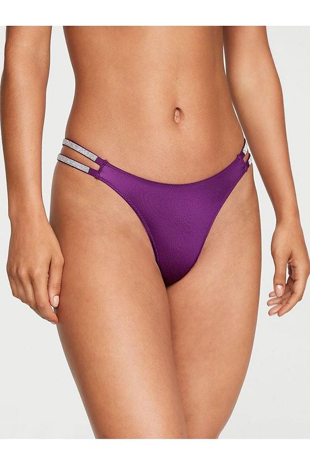 Işıltılı Çift Askılı Smooth Tanga - 1