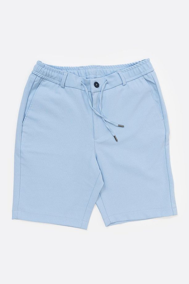 Erkek Su Mavisi Jogger Fit Şort - 1