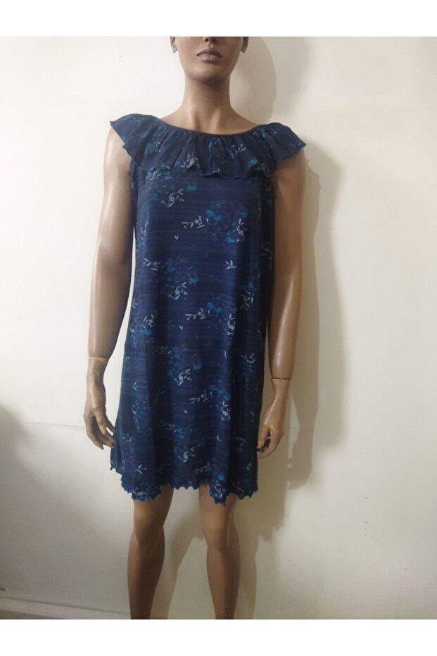 Baskılı Gecelik-Elbise - 1