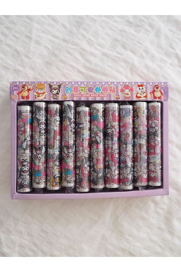 Anime Tasarımlı Rulo Sticker - 6