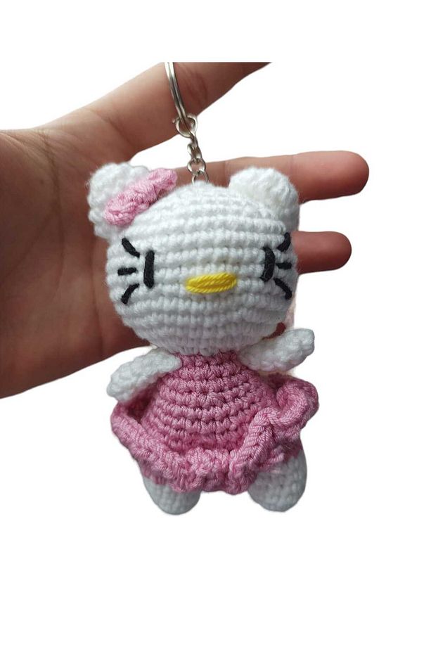 Amigurimi Hello Kitty Anahtarlık Tüm Yaş Grupları I?çin - 1