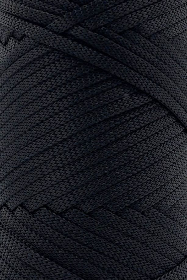 Premium Ribbon Polyester Ip 200 gr Polyester Ribbon Makrome Ipi Siyah - 2