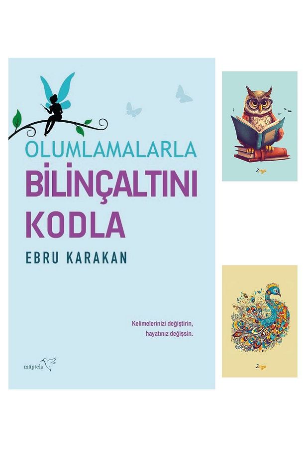 Olumlamalarla Bilinçaltını Kodla - Ebru Karakan 9786258446364 (2 NOT DEFTERLİ) - 1