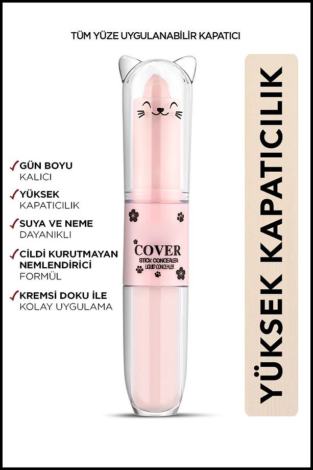Likit Aydınlatı Fırçalı - Stick Göz Altı Kapatıcısı Concealer - 1
