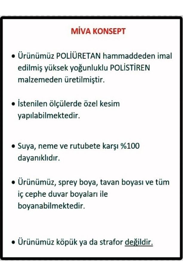 DEKORATİF BOYANABİLİR POLİÜRETAN DUVAR ÇITASI- 6 LI HAZIR ÇERÇEVE SETİ (SET 490) - 5