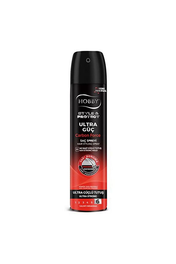 Style & Protect Carbon Force Ultra Güçlü Tutuş 6 Saç Spreyi 250ml - 1