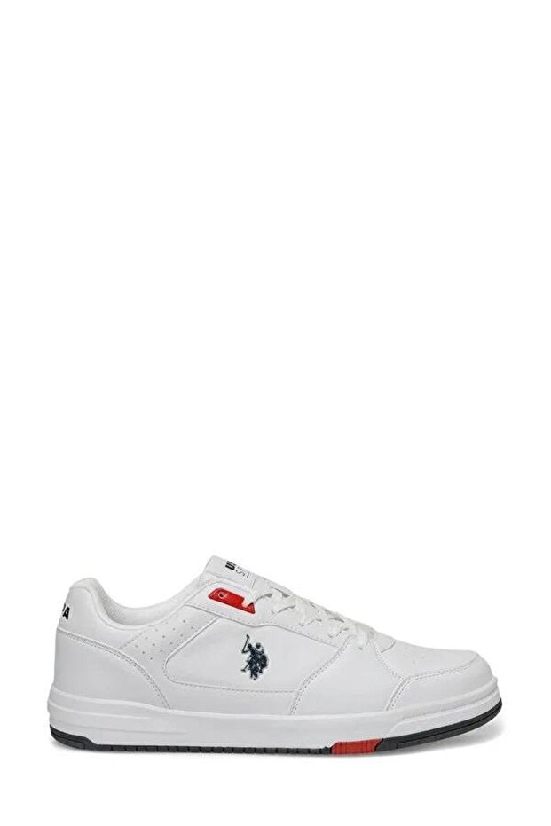 PRESTO 4FX White-Navy Men's Sneakers-White-Navy Blue -Red