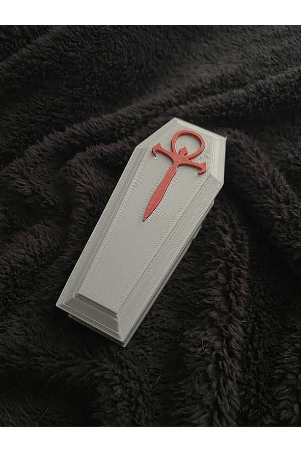 Coffin Dice Box (Vampire-Kırmızı) Zar Kutusu - 7