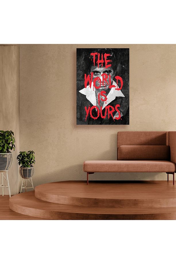 Tony Montana The World Is Yours Kanvas Tablo - 2