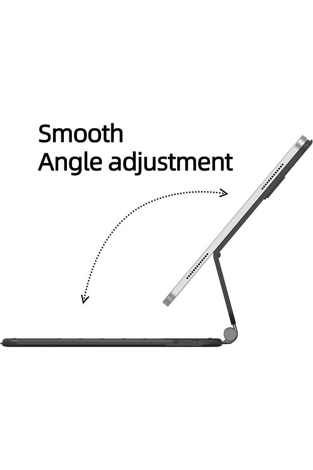 Ipad Pro 12.9" 2021.2022 5. 6. Nesil Uyumlu M1,m2 Magic Keyboard Touchpad Işıklı Klavyeli Kılıf - 6