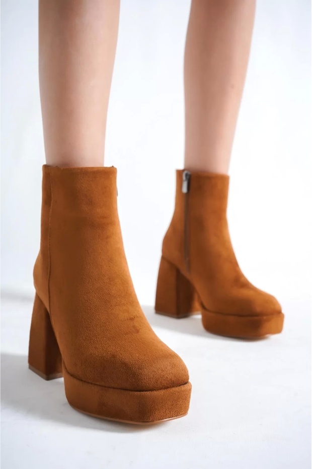 Kadın Taba Topuklu Bot - 1