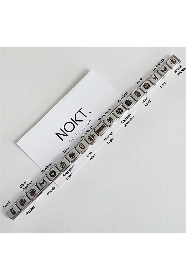 Süper Kahraman Temalı Çelik Bileklik - 2