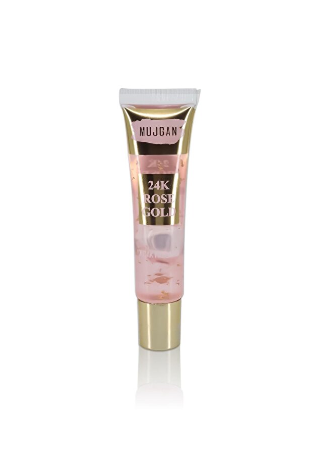 Rose Lip Gloss - Gold Particles
